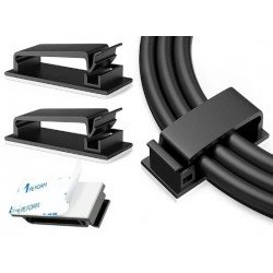 Yapışkanlı Kablo Düzenleyici Klips 4lü Set Yapışkanlı Kablo Düzenleyici Klips 4lü Set