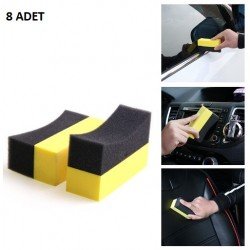 Araba Lastik ve Trim Parlatma Süngeri 8 Adet Araba Lastik ve Trim Parlatma Süngeri 8 Adet