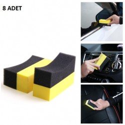 Araba Lastik ve Trim Parlatma Süngeri 8 Adet Araba Lastik ve Trim Parlatma Süngeri 8 Adet