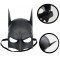 Siyah Renk Çocuk Boy Arkadan Lastikli Batman Maskesi A Kalite  20x14 cm