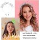 Kristal Taşlı Gümüş Birthday Girl Yazılı Doğum Günü Parti Tacı 19x11 cm