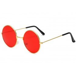 Yuvarlak Cam John Lennon Tarzı Gümüş Çerçeveli Kırmızı Gözlük Yuvarlak Cam John Lennon Tarzı Gümüş Çerçeveli Kırmızı Gözlük