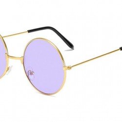 Yuvarlak Cam John Lennon Tarzı Gümüş Çerçeveli Mor Gözlük Yuvarlak Cam John Lennon Tarzı Gümüş Çerçeveli Mor Gözlük