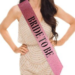 Pembe Üzeri Siyah Büyük Bride To Be Yazılı Simli Işıltılı Kuşak Kemer 10 cm Genişlik Pembe Üzeri Siyah Büyük Bride To Be Yazılı Simli Işıltılı Kuşak Kemer 10 cm Genişlik