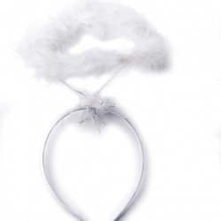 Beyaz Otrişli Tüylü Esnek Yapı Melek Haresi Melek Tacı Beyaz Otrişli Tüylü Esnek Yapı Melek Haresi Melek Tacı