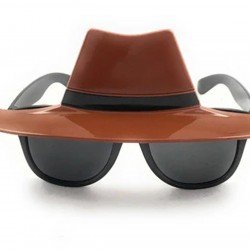 Dedektif Parti Gözlüğü - Kovboy Şerif Parti Gözlüğü 16x6 cm