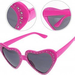 Kalp Şekilli Taşlı Parti Gözlüğü Pembe Renk 6x16 cm Kalp Şekilli Taşlı Parti Gözlüğü Pembe Renk 6x16 cm