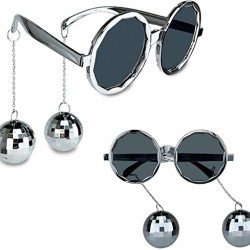 Disko Toplu Küpeli Parti Gözlüğü Gümüş Renk Disko Toplu Küpeli Parti Gözlüğü Gümüş Renk