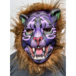 Kahverengi Saçlı Dişli Kurt Maskesi Köpek Maskesi Mega Peluş 16 No Kahverengi Saçlı Dişli Kurt Maskesi Köpek Maskesi Mega Peluş 16 No