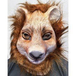 Kahverengi Saçlı Kurt Maskesi Köpek Maskesi Mega Peluş 17 No Kahverengi Saçlı Kurt Maskesi Köpek Maskesi Mega Peluş 17 No