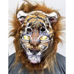 Kahverengi Yeleli Saçlı Peluş Aslan Maskesi Mega Peluş 20 No Kahverengi Yeleli Saçlı Peluş Aslan Maskesi Mega Peluş 20 No