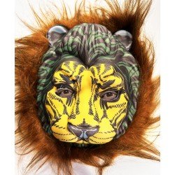 Kahverengi Saçlı Yeleli Aslan Kral Maskesi Mega Peluş 31 No Kahverengi Saçlı Yeleli Aslan Kral Maskesi Mega Peluş 31 No