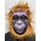 Kahverengi Saçlı Orangutan Maskesi Maymun Maskesi Mega Peluş 4 No