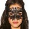 Siyah Renk Dantel Kesim Dantel İşlemeli Balo Parti Maskesi 4 No
