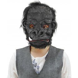 Lateks Goril Maskesi Maymun Maskesi Et Maskesi Orangutan Siyah Saçlı 4 No Lateks Goril Maskesi Maymun Maskesi Et Maskesi Orangutan Siyah Saçlı 4 No