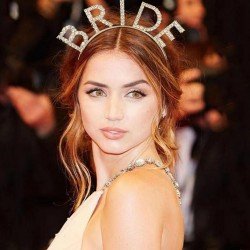 Bekarlığa Veda Mega Boy Kristal Taşlı Altın Gold Bride Taç Gelin Tacı İthal 20X21 cm