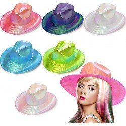 Işıltılı Kovboy Şapkası Hologramlı Parti Kovboy Şapkası Yetişkin Işıltılı Kovboy Şapkası Hologramlı Parti Kovboy Şapkası Yetişkin