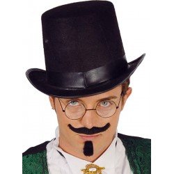 Yetişkinler İçin Siyah Renk Ringmaster Sihirbaz Şapkası Silindir Şapka Yetişkinler İçin Siyah Renk Ringmaster Sihirbaz Şapkası Silindir Şapka
