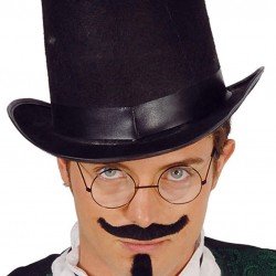 Yetişkinler İçin Siyah Renk Ringmaster Sihirbaz Şapkası Silindir Şapka Yetişkinler İçin Siyah Renk Ringmaster Sihirbaz Şapkası Silindir Şapka