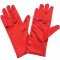 Kırmızı Renk Yetişkin Boy Likralı Gösteri Eldiveni