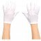 Beyaz Renk Yetişkin Boy Likralı Gösteri Eldiveni
