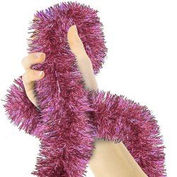 Parti İçin Sim Süs 2 Metre Uzunluk 6 cm Genişlik Pembe Renk İthal Parti İçin Sim Süs 2 Metre Uzunluk 6 cm Genişlik Pembe Renk İthal