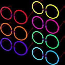 Glow Stick Parti Gözlüğü Glow Partisi Yuvarlak Şekilli Fosforlu Gözlük 6 Adet Glow Stick Parti Gözlüğü Glow Partisi Yuvarlak Şekilli Fosforlu Gözlük 6 Adet
