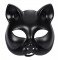 Siyah Renk Lüks Kedi Maskesi 12x13 cm