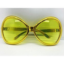 Yeşilçam Temalı Parti Gözlüğü Gold Renk 7x16 cm Yeşilçam Temalı Parti Gözlüğü Gold Renk 7x16 cm