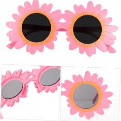 Pembe Renk Papatya Şekilli Parti Gözlüğü 18x10 cm