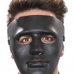 Siyah Renk Hip Hop Anonim Jabbawockeez Dans Maskesi 18x19 cm Siyah Renk Hip Hop Anonim Jabbawockeez Dans Maskesi 18x19 cm