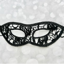 Siyah Renk Kedi Model Dantel İşleme Parti Maskesi 12 No Siyah Renk Kedi Model Dantel İşleme Parti Maskesi 12 No