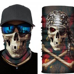 Siyah Renk Üzeri Likralı Korsan Kafatası Baskılı Baf Buff Bandana 30x48 cm Siyah Renk Üzeri Likralı Korsan Kafatası Baskılı Baf Buff Bandana 30x48 cm