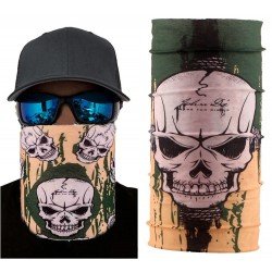 Haki Yeşil Renk Üzeri Likralı Kuru Kafa Kafatası Baskılı Baf Buff Bandana 25x48 cm Haki Yeşil Renk Üzeri Likralı Kuru Kafa Kafatası Baskılı Baf Buff Bandana 25x48 cm