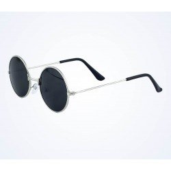 Yuvarlak Cam John Lennon Tarzı Gümüş Çerçeveli Siyah Gözlük Yuvarlak Cam John Lennon Tarzı Gümüş Çerçeveli Siyah Gözlük