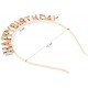 Rengarenk Kristal Taşlı Ekstra Lüks Gümüş Kaplama Happy Birthday Taç 16x17 cm