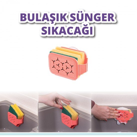 Bulaşık Süngeri Sıkacağı - Askı Aparatı