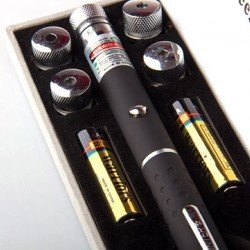 Yeşil Lazer Pointer 8000 mW  5 Başlıklı