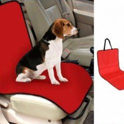 Evcil Hayvan Tekli Araç Koltuk Kılıfı - Kırmızı