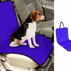 Evcil Hayvan Tekli Araç Koltuk Kılıfı - Mavi