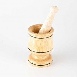 Havan Bambu Ahşap Şimşir No.3 Havan Bambu Ahşap Şimşir No.3