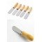 Tereyağı Bıçağı - Mini Spatula Ahşap Saplı 6 Adet