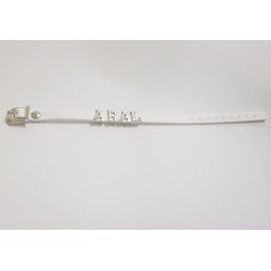 Kişiye Özel - İsme Özel Bileklik - Beyaz Kişiye Özel - İsme Özel Bileklik - Beyaz