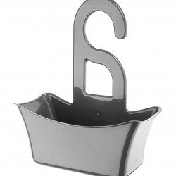 Banyo Sepeti Delikli Sepet Çok Amaçlı Sabun Şampuan Tutucu Raf - Gri Antrasit Banyo Sepeti Delikli Sepet Çok Amaçlı Sabun Şampuan Tutucu Raf - Gri Antrasit