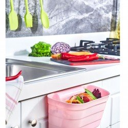 Dolap Kapağı Organizeri - Tezgah Çöp Kutusu