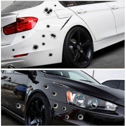 Araç Sticker Mermi ve Oto Sticker Yara Şeklinde 3D Araç Sticker Mermi ve Oto Sticker Yara Şeklinde 3D