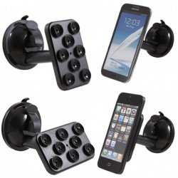 Araç İçi Telefon-Tablet-Navigasyon Tutucu-(8 Vantuzlu Döner Başlıklı)