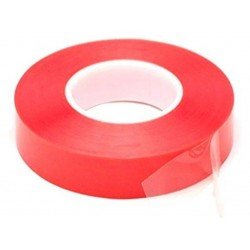 Çift Taraflı Akrilik Silikonize Bant 18 mm x 2 metre Kırmızı VHB Çift Taraflı Akrilik Silikonize Bant 18 mm x 2 metre Kırmızı VHB