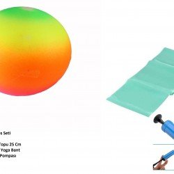 Pilates Seti - Top - Pompa - Bant Pilates Seti - Top - Pompa - Bant