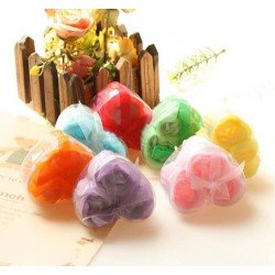 Kalp Kutulu Gül Şeklinde Sabun - Mini Kalp Kutulu Gül Şeklinde Sabun - Mini